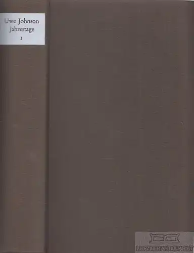 Buch: Jahrestage I, Johnson, Uwe. 1970, Surkamp Verlag, gebraucht, gut