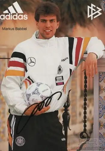 Markus Babbel Autogrammkarte. Signiert, gebraucht, gut