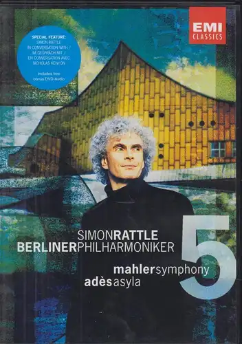 Doppel-DVD: Simon Rattle. Mahler Symphony 5, 2003, gebraucht, gut