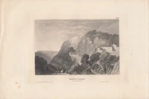 Bey Palanka in Syrmien. aus Meyers Universum, Stahlstich. Kunstgrafik, 1850