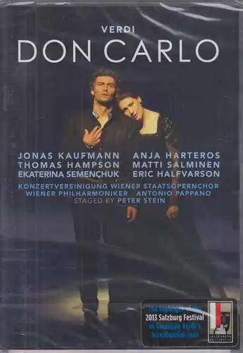 Doppel-DVD: Verdi. Don Carlo, 2013, Salzburger Festspiele, wie neu