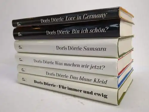 6 Bücher Doris Dörrie, Diogenes: Samsara; Bin ich schön?; Love in Germany ...