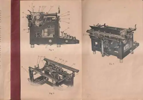 Heft: Gebrauchsanweisung der Mercedes-Schreibmaschine, Anleitung zum Gebrauche