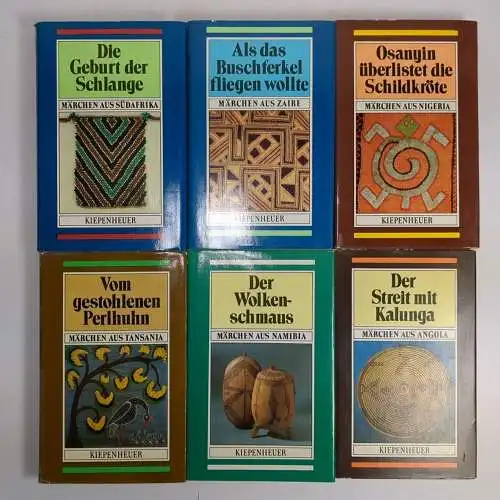 6 Bücher Märchen aus Südafrika, Zaire, Nigeria, Tansania, Namibia, Angola