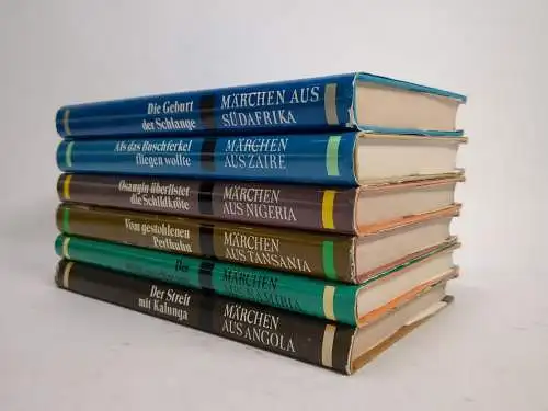 6 Bücher Märchen aus Südafrika, Zaire, Nigeria, Tansania, Namibia, Angola