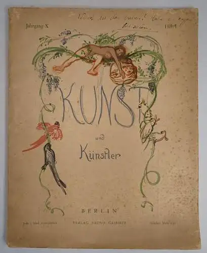 Kunst und Künstler. Jahrgang X, Heft I, Oktober 1911, Scheffler, Bruno Cassirer