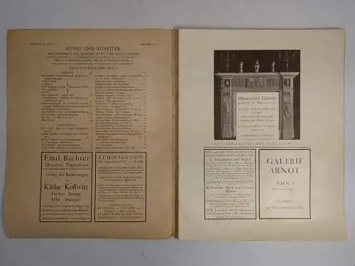 Kunst und Künstler. Jahrgang X, Heft I, Oktober 1911, Scheffler, Bruno Cassirer