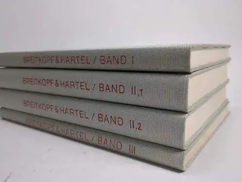Buch: Breitkopf & Härtel, Gedenkschrift und Arbeitsbericht, Oskar von Hase, 1968