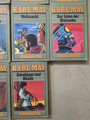 27 Bände Karl May Taschenbücher - Ausgewählte Werke, Ueberreuter, Taschenbücher