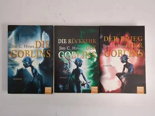 Buch: Die Goblins 1-3. Hines, Jim C., 3 Bände, Bastei Lübbe, Rückkehr, Krieg