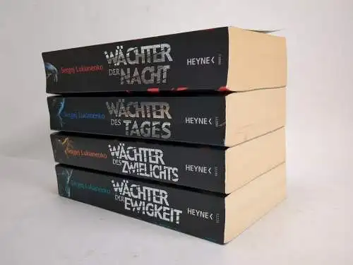 Buch: Wächter-Saga 1-4, Sergej Lukjanenko, Nacht, Tag, Zwielicht, Ewigkeit, 4Bde