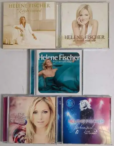 5 CDs Helene Fischer: Zaubermond, So nach wie du, Für einen Tag, Farbenspiel ...