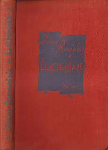Buch: Lucienne, Roman. Jules Romains, 1925, Propyläen Verlag, Frakturschrift
