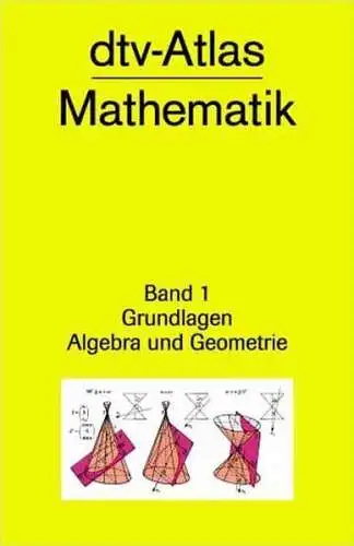 Buch: dtv-Atlas Mathematik, Reinhardt, Fritz, 2001, dtv, Band 1, gebraucht, gut