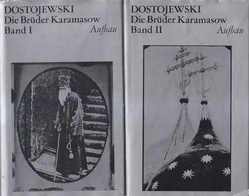 Buch: Die Brüder Karamasow, Dostojewski, Fjodor. 2 Bände, 1981, Aufbau Verlag