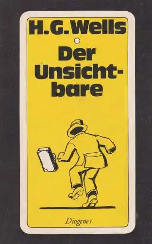 Buch: Der Unsichtbare, Wells, H. G., 1979, Diogenes, Roman, gebraucht, gut