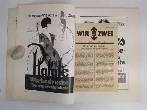 Die Reklame 1. Septemberheft 1926, Zeitschrift d. Verbandes dt. Reklamefachleute