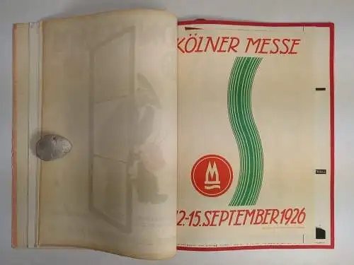 Die Reklame. 1. und 2. Augustheft 1926, Zeitschrift Verband dt. Reklamefachleute