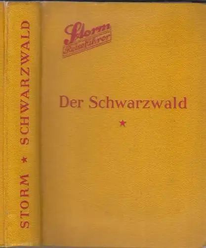 Buch: Storm Reisefüher, Der Schwarzwald, Brandeck, Hans, 1927