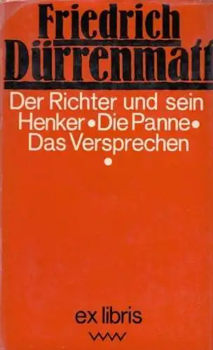 Buch: Der Richter und sein Henker / Die Panne / Das Versprechen, Dürrenmatt