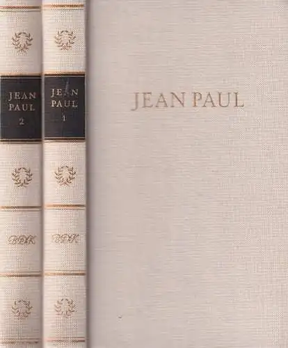 Buch: Jean Pauls Werke in zwei Bänden, Jean Paul. 2 Bände, 1977, Aufbau, BDK