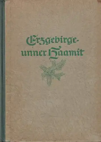Buch: Erzgebirge - Unner Haamit, Stapff, Helmuth, 1953, Friedrich Hofmeister