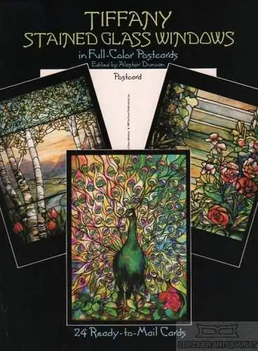 Buch: Tiffany Stained Glass Windows in Full-Color Postcards, Duncan, Alastair