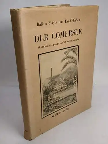 Buch: Der Comersee, Rossi / Boroli, 1929, Amalthea, Italien: Städte & Landschaft