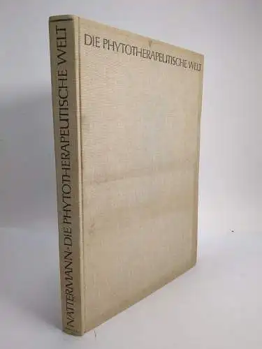 Buch: Die phytotherapeutische Welt, Heinrich Schröder, 1962, Nattermann