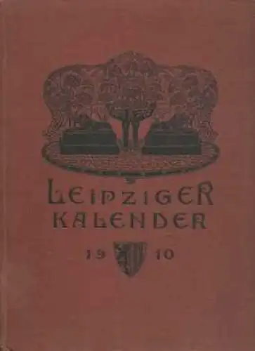 Buch: Leipziger Kalender 1910, Merseburger, Georg. 1910, Fr. Richter Verlag
