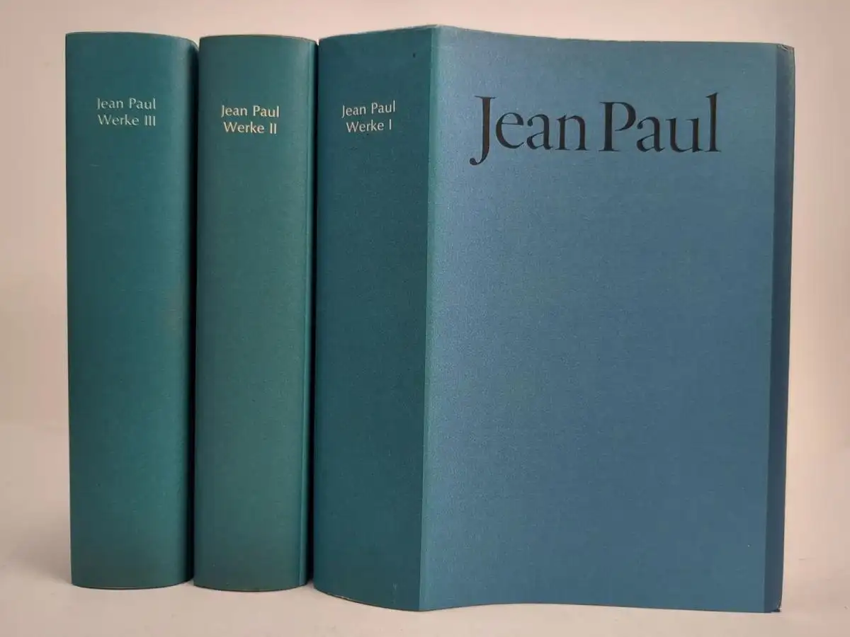 Buch: Jean Paul - Werke in drei Bänden, Buchclub Ex Libris, 3 Bände