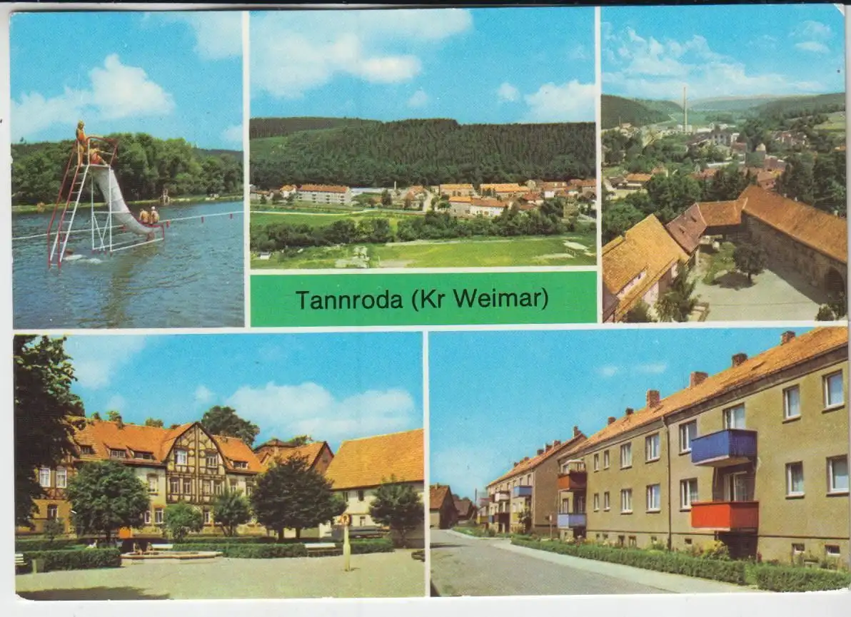 AK Tannroda (Kr Weimar), 1977, Bild und Heimat, ungelaufen, gebraucht, gut