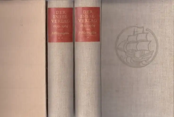 Buch: Der Insel-Verlag. 2 Bände, Sarkowski, Heinz. 2 Bände, 1970, Insel-Verlag