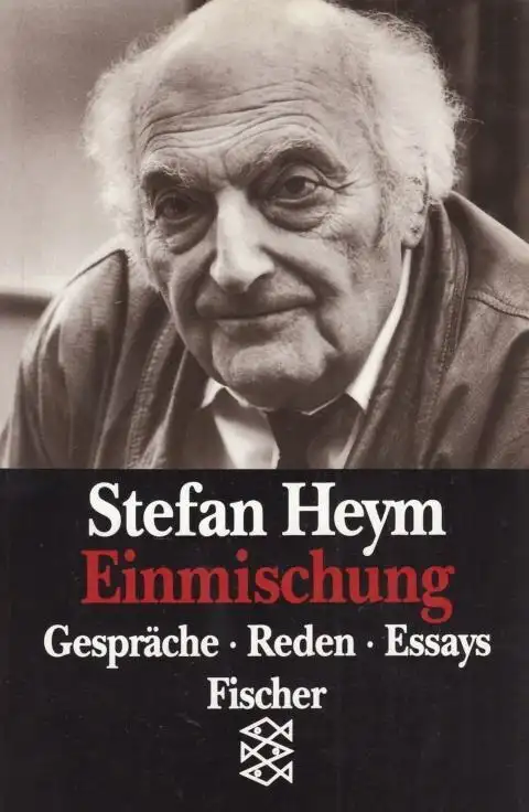 Buch: Einmischung, Heym, Stefan. Fischer, 1992, Fischer Taschenbuch Verlag