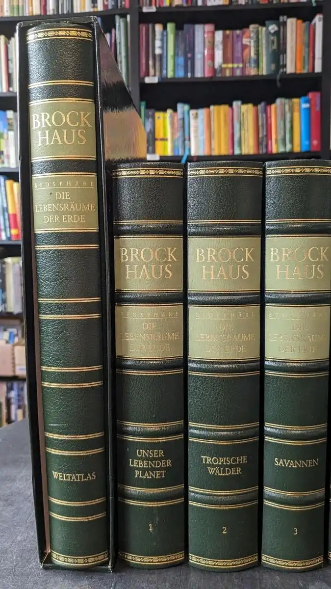 Brockhaus Biosphäre - Die Lebensräume der Erde + Weltatlas, 12 Bände, Brockhaus