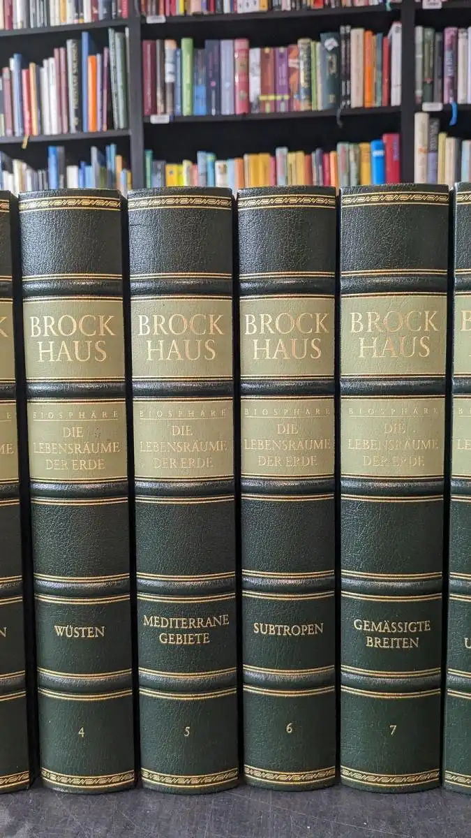 Brockhaus Biosphäre - Die Lebensräume der Erde + Weltatlas, 12 Bände, Brockhaus