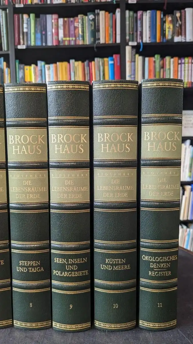 Brockhaus Biosphäre - Die Lebensräume der Erde + Weltatlas, 12 Bände, Brockhaus
