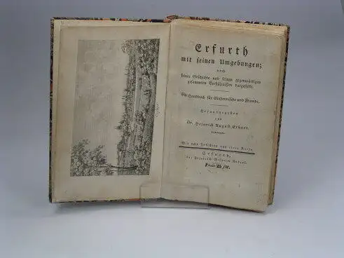 Buch: Erfurth mit seinen Umgebungen, Erhard, Heinrich August. 1829