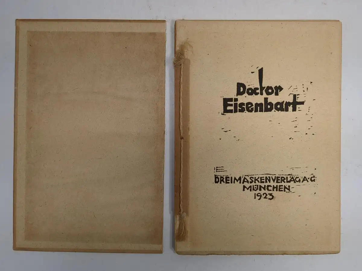 Buch: Doctor Eisenbart, anonym, 1923, Drei Masken, H. Holthoff u. A. Rademacher