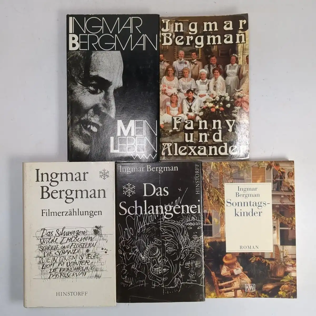 5 Bücher Ingmar Bergman: Mein Leben, Schlangenei, Filmerzählungen, Fanny und ...
