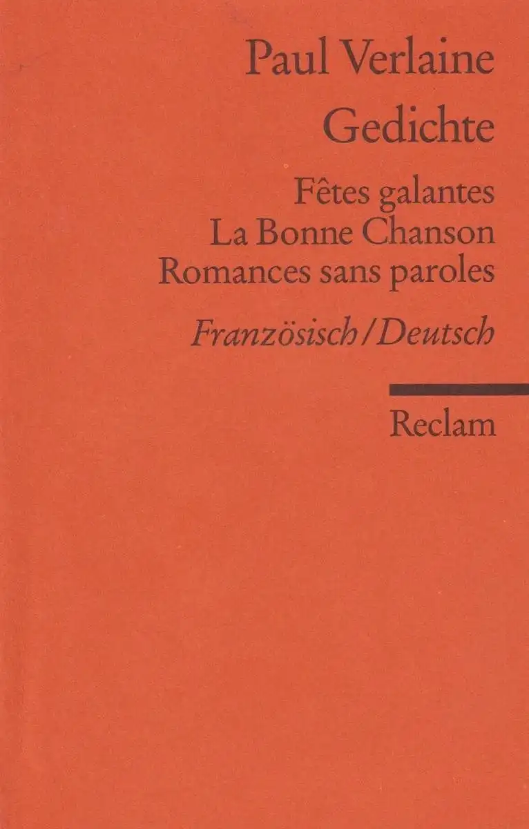 Buch: Gedichte, Verlaine, Paul, 2006, Philipp Reclam Verlag, sehr gut