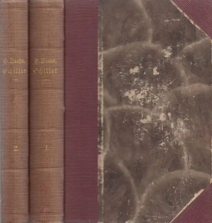 Buch: Schiller, Brahm, Otto. 2 Bände, 1888 ff, gebraucht, gut