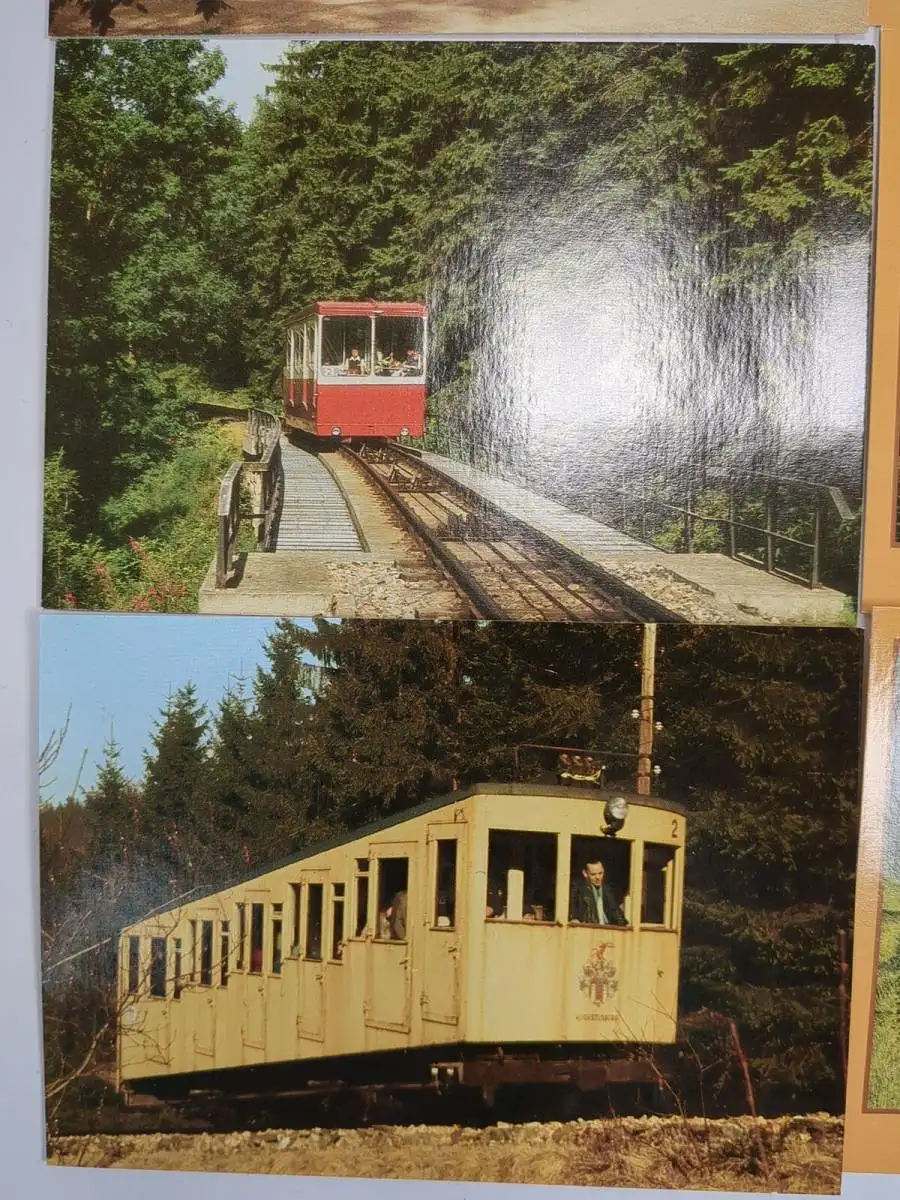 AK Lot: 11 Postkarten Drahtseilbahn Augustusburg, Bild und Heimat, Ansichtskarte