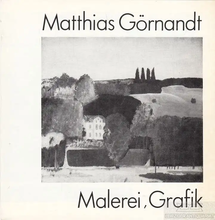 Buch: Matthias Görnandt. 1981, Galerie erph, Malerei, Grafik, gebraucht, gut