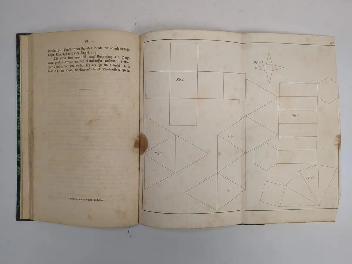 Buch: Geometrische Formenlehre , Zizmann, Ehrh., 1869, C. Doebereiner