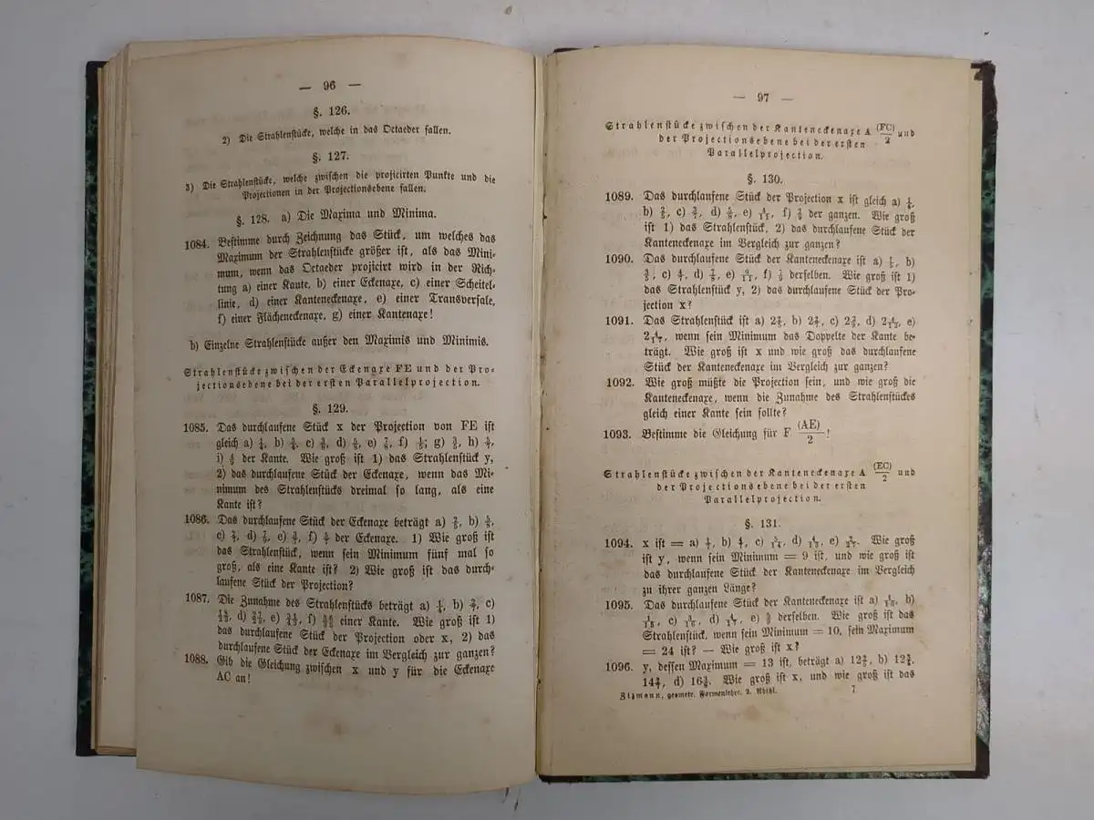 Buch: Geometrische Formenlehre , Zizmann, Ehrh., 1869, C. Doebereiner