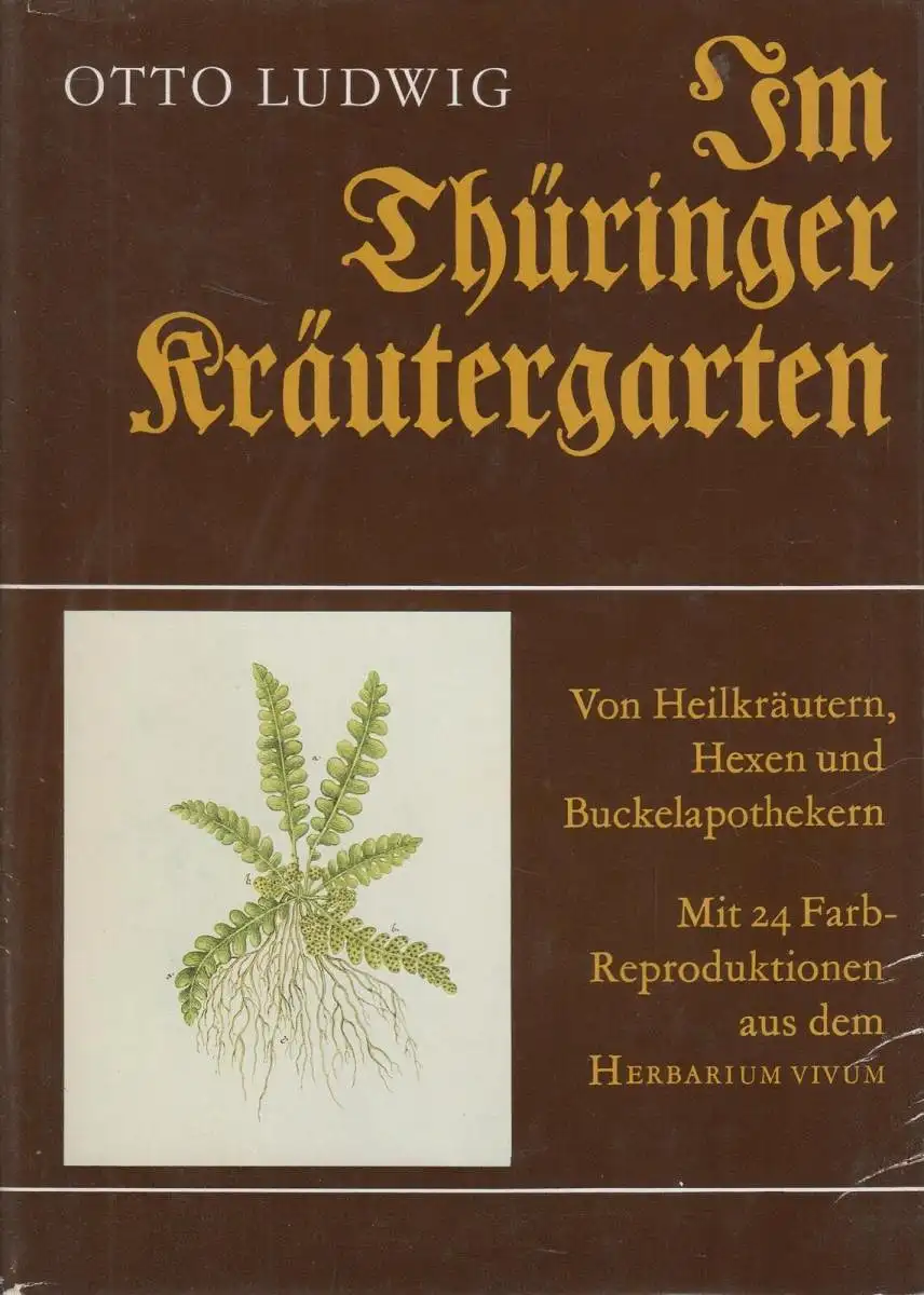 Buch: Im Thüringer Kräutergarten. Ludwig, Otto, 1986, Greifenverlag