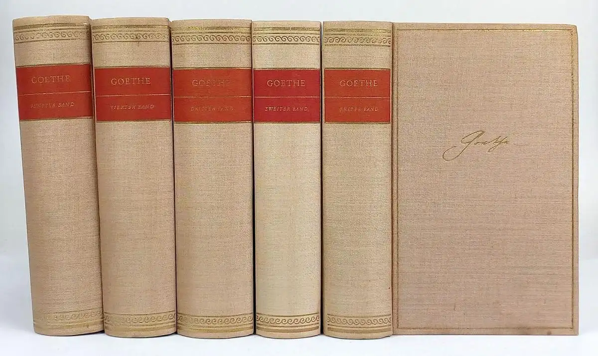 Buch: Werke in fünf Bänden. Goethe, J. W. v., 1959, Bibliographisches Institut
