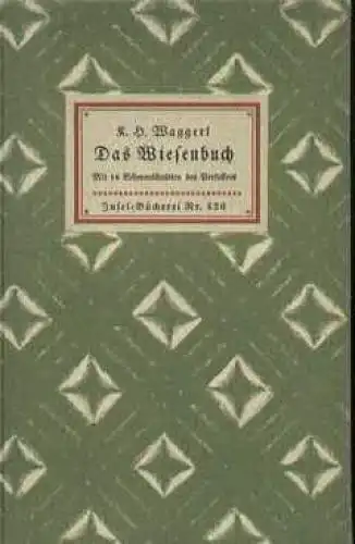 Insel-Bücherei 426, Das Wiesenbuch, Waggerl, Karl Heinrich, Insel-Verlag 8021
