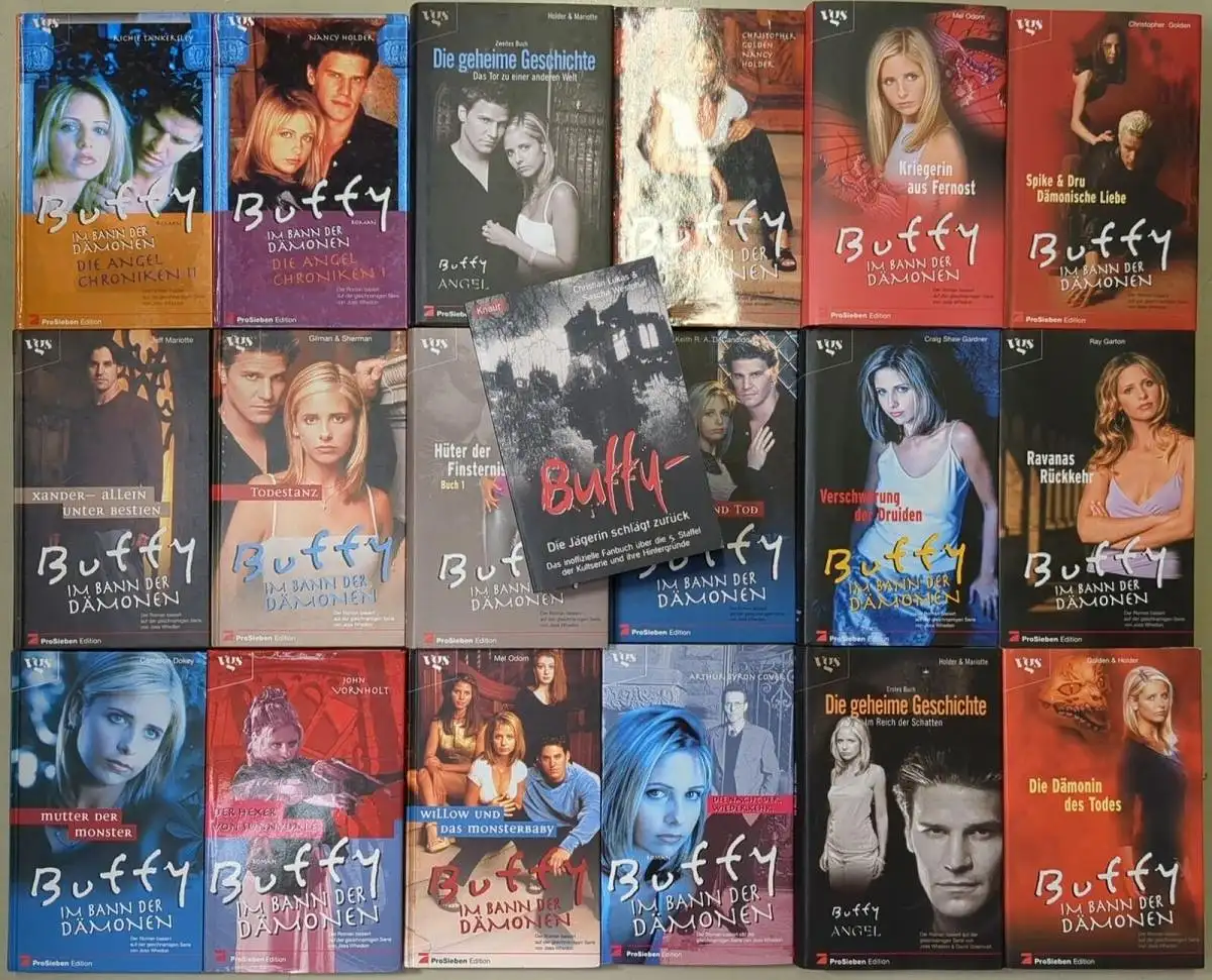 19 Bücher Buffy - Im Bann der Dämonen, Angel, Xander, vgs, 19 Bände, Fantasy